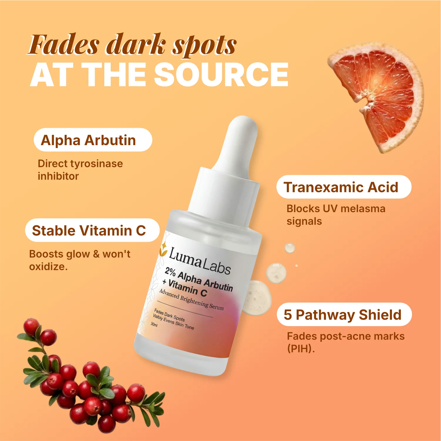 2% Alpha Arbutin + Vitamin C