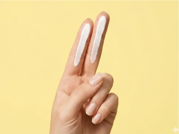 Apply 2 Finger Lengths